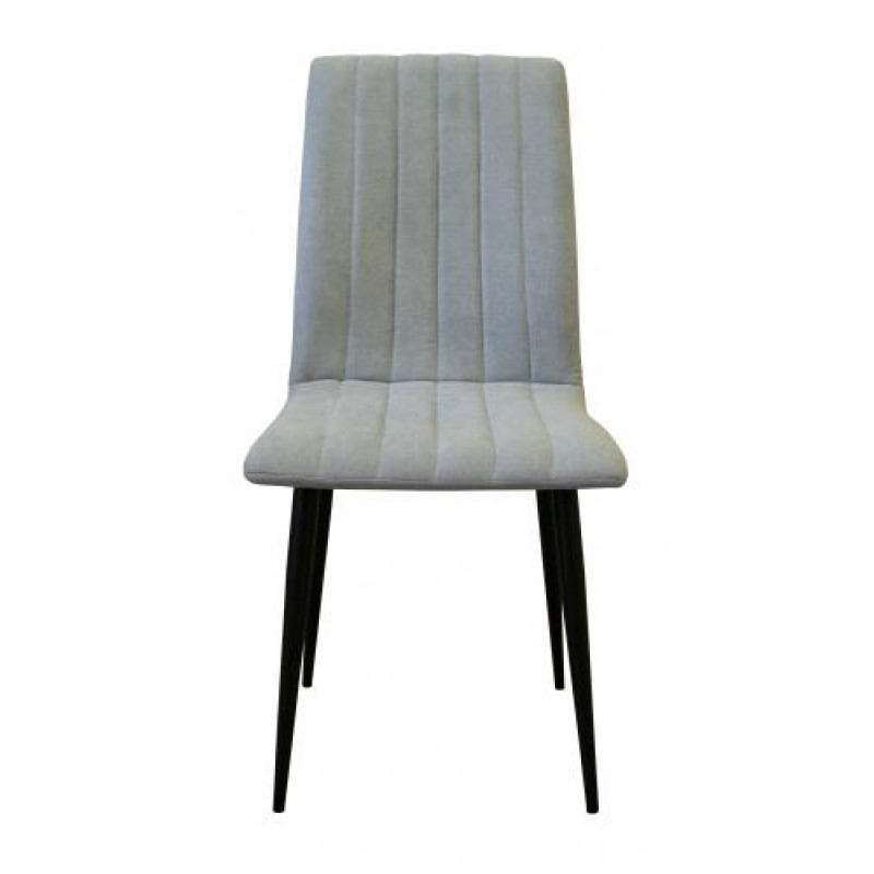 Стілець Max's furniture Брайтон 02 Чорний/Світло-сірий