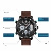 Годинник наручний чоловічий Skmei 1618 Коричневий