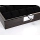 Шкатулка для зберігання годинників Salvadore WB/2386/10.EB 31,5х21х8,5 см Коричнево-чорний