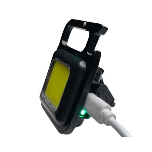 Ліхтарик - брелок акумуляторний з карабіном та магнітом Keychain Light 15155 Mini COB Чорний Ліхтарик - брелок акумуляторний з карабіном та магнітом Keychain Light 15155 Mini COB Чорний