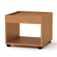 Стіл журнальний МГ-6 тумба-1 Компаніт Бук (42х42х35 см) Стіл журнальний МГ-6 тумба-1 Компаніт Бук (42х42х35 см)
