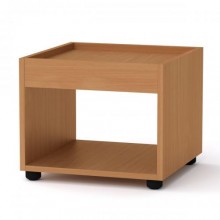 Стіл журнальний МГ-6 тумба-1 Компаніт Бук (42х42х35 см)