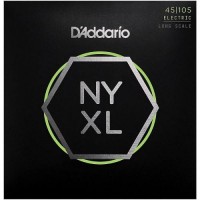 Струни для бас-гітари D'Addario NYXL45105 Long Scale Light Top Medium Bottom Electric Bass 4 Strings 45/105 Струни для бас-гітари D'Addario NYXL45105 Long Scale Light Top Medium Bottom Electric Bass 4 Strings 45/105
