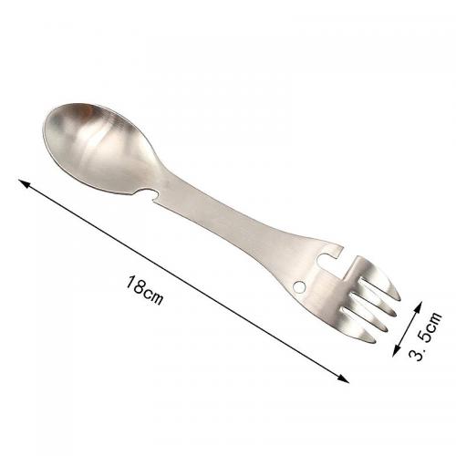 Туристичний набір 5в1 похідна ложка-вилка Lifeventure Silver (16597-hbr) Туристичний набір 5в1 похідна ложка-вилка Lifeventure Silver (16597-hbr)