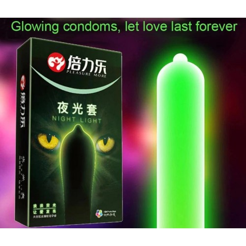 Люмінесцентні (що світяться) презервативи HBM Group 7 шт в інтернет супермаркеті PbayMarket!