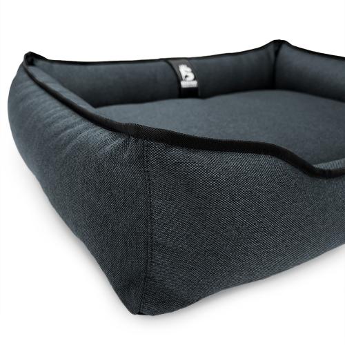 Лежак ліжко для собак та котів EGO Bosyak Рогожка M 75х65 Сірий (спальне місце для собак та котів) Лежак ліжко для собак та котів EGO Bosyak Рогожка M 75х65 Сірий (спальне місце для собак та котів)