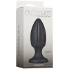 Анальний плаг із каналами для змащення Doc Johnson Platinum Premium Silicone — The Rocket — Black в інтернет супермаркеті PbayMarket!