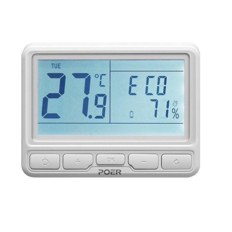 Бездротовий термостат з wifi терморегулятором для котла і теплої підлоги Poer PTC10-WIFI