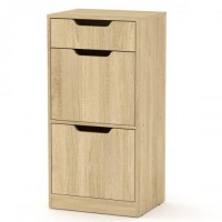 Тумба для взуття Компаніт ТО 11 Дуб сонома (50х38х100 см) Тумба для взуття Компаніт ТО 11 Дуб сонома (50х38х100 см)