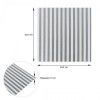Панель-рейка Sticker Wall 665x665x5 мм Біло-сірий (D) SW-00002531