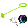Скакалка, що світиться на одну ногу з LED підсвіткою Зелена (2290038G)