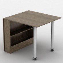 Стіл-книжка Тиса Мебель Гавана Венге 750x800x1600 мм