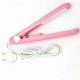 Випрямляч щипці Straightener Style Mini для укладання волосся та створення об'єму Рожевий