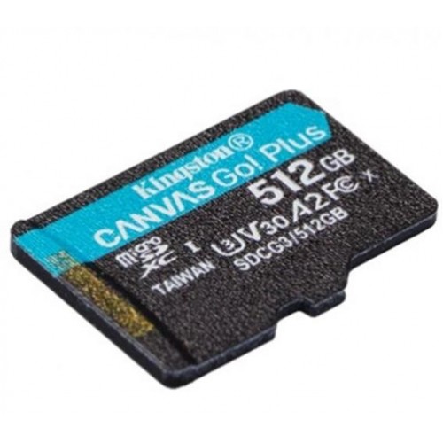 Карта пам'яті MicroSDXC 512GB UHS-I/U3 Class 10 Kingston Canvas Go! Plus R170/W90MB/s (SDCG3/512GBSP) в інтернет супермаркеті PbayMarket!