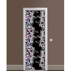 Наклейка на двері Zatarga «Очікування під місяцем» 650х2000 мм вінілова 3Д наклейка декор самоклеюча