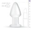 Скляна анальна пробка Gildo Glass Buttplug No. 25 в інтернет супермаркеті PbayMarket!