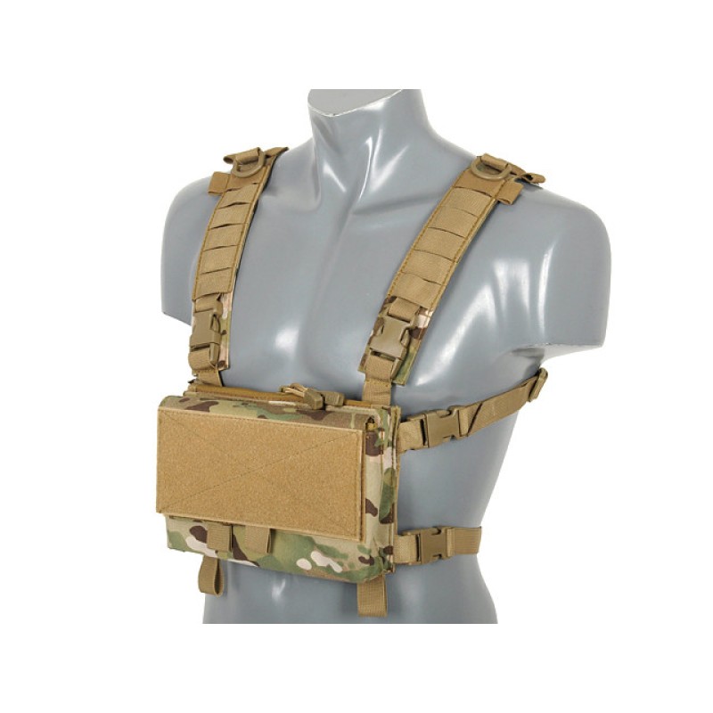 Нагрудник-підсумок гібридний 8FIELDS 240х160 мм Multicam