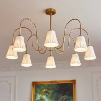 Світлодіодна люстра No Brand Сад 5028 Золотистий