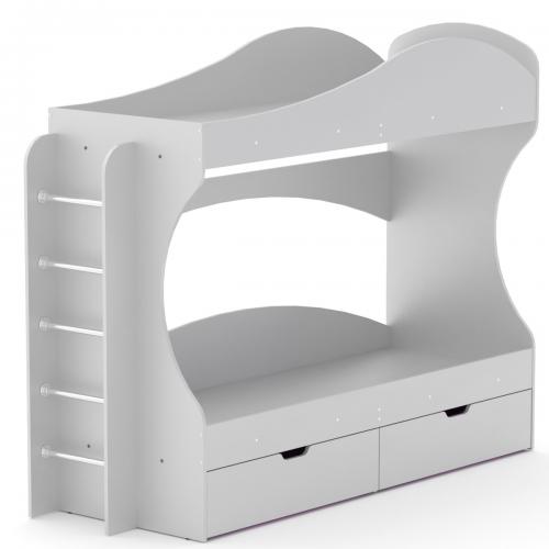 Ліжко двоярусне Бриз Компаніт Німфея альба (білий) Ліжко двоярусне Бриз Компаніт Німфея альба (білий)