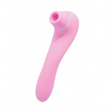 Вакуумний стимулятор з вібрацією Wooomy Smoooch Pink Clitoral Suction & Vibration, 10х2 режимів