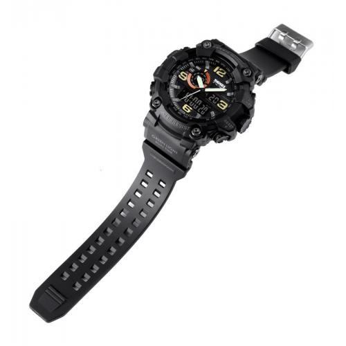 Годинник наручний Skmei 1520 Black 1520BK (17152-hbr) Годинник наручний Skmei 1520 Black 1520BK (17152-hbr)