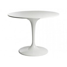 Стіл дизайнерський обідній SDM Тюльпан М дерево 60 см Білий (91696)