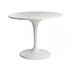 Стіл дизайнерський обідній SDM Тюльпан М дерево 60 см Білий (91696)