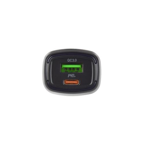 Автомобільний зарядний пристрій Borofone BZ14A PD20W + QC3.0 Type C to Type C 3A Чорний Автомобільний зарядний пристрій Borofone BZ14A PD20W + QC3.0 Type C to Type C 3A Чорний