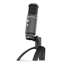 Конденсаторний мікрофон студійний Manchez RE1000 зі штативом USB Grey (3_00991)