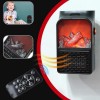 Портативний обігрівач Flame HEATER з LCD дисплеєм та імітацією каміна+пульт 500 Вт (1756375336)