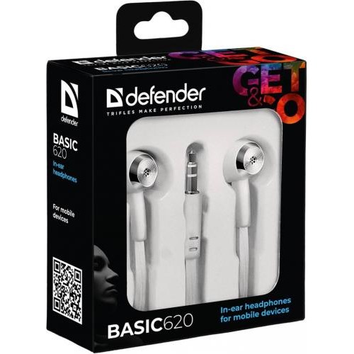 Навушники Defender Basic-620 White (63625) (6488934) в інтернет супермаркеті PbayMarket!