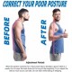Коректор для спини постави регульований Mine Posture Corrector One Size Сірий (hub_ihchsh)