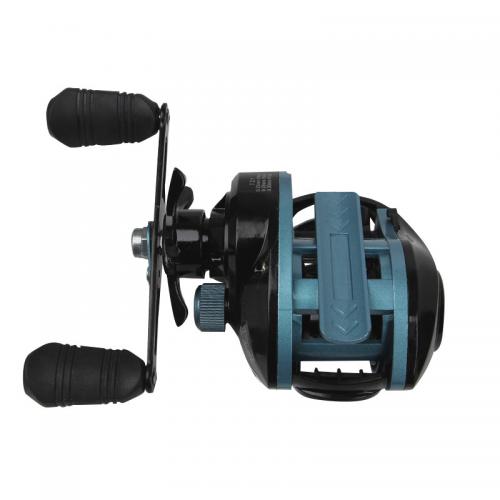 Котушка мультиплікаторна Juqiwang DX 200 Right Black-Blue 13558-85978 Котушка мультиплікаторна Juqiwang DX 200 Right Black-Blue 13558-85978