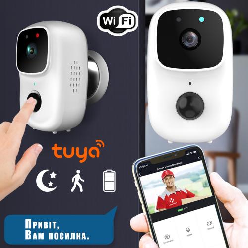 Домофон з двостороннім зв'язком Smart Pro WiFi Smart Doorbell Tuya виявлення руху та робота через програму Домофон з двостороннім зв'язком Smart Pro WiFi Smart Doorbell Tuya виявлення руху та робота через програму