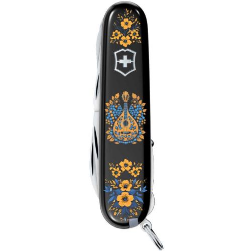 Складаний ніж Victorinox Huntsman Ukraine 91 мм 15 функцій Українські мотиви Чорний (1.3713.3_T1370u) Складаний ніж Victorinox Huntsman Ukraine 91 мм 15 функцій Українські мотиви Чорний (1.3713.3_T1370u)