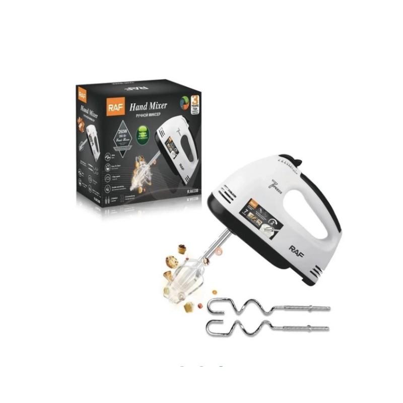 Міксер ручний кухонний RAF R-6633B 260 Вт