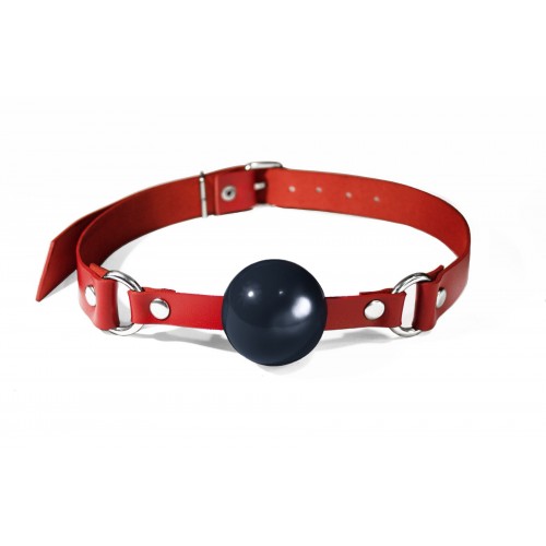 Кляп силіконовий Feral Feelings Silicon Ball Gag Red/Black, червоний ремінець, чорна кулька в інтернет супермаркеті PbayMarket!