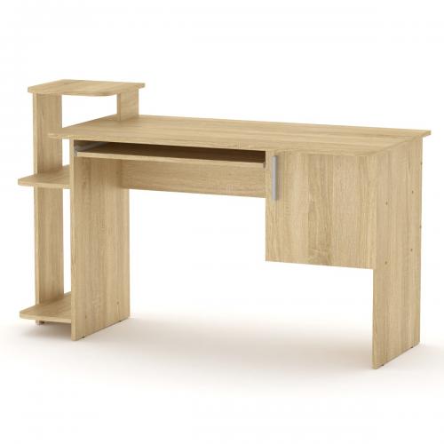 Стіл комп'ютерний СКМ 3 Компаніт 142х60х87 см Дуб сонома Стіл комп'ютерний СКМ 3 Компаніт 142х60х87 см Дуб сонома