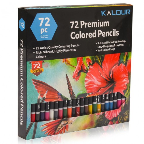 Набір кольорових олівців KALOUR 72 кольори в інтернет супермаркеті PbayMarket!