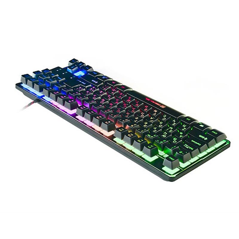 Клавіатура REAL-EL Gaming 8710 TKL Backlit USB Black (EL123100030)