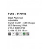Спот Nova Luce Fuse 6x12.3x18 см Чорний (Nova9170102)