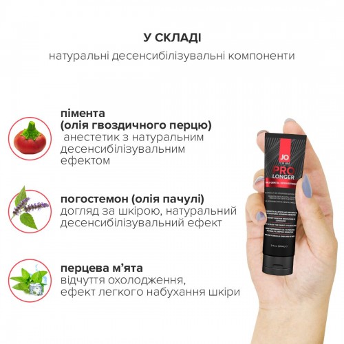 Пролонгуючий гель System JO Prolonger Gel 60 мл (SO1834) в інтернет супермаркеті PbayMarket!