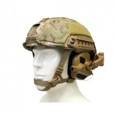 Тактичні навушники з мікрофоном Earmor M32X Mark3 Койот