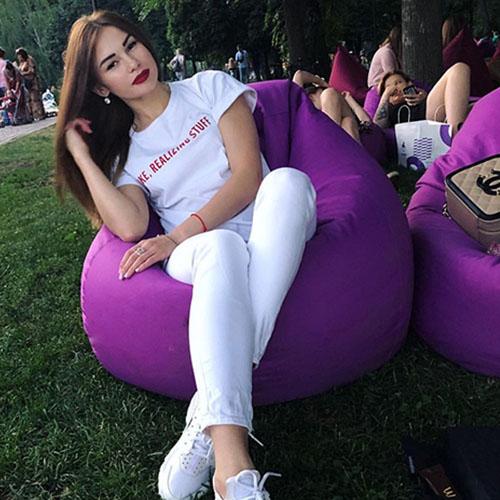 Крісло Мішок Груша Оксфорд 150х100 Студія Комфорту Великий фіолетовий Крісло Мішок Груша Оксфорд 150х100 Студія Комфорту Великий фіолетовий