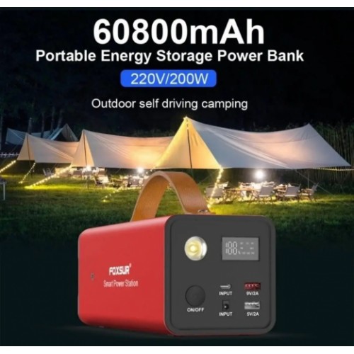 Електростанція Foxsur 200W 225Wh LiFePO4 (2351055236) Електростанція Foxsur 200W 225Wh LiFePO4 (2351055236)