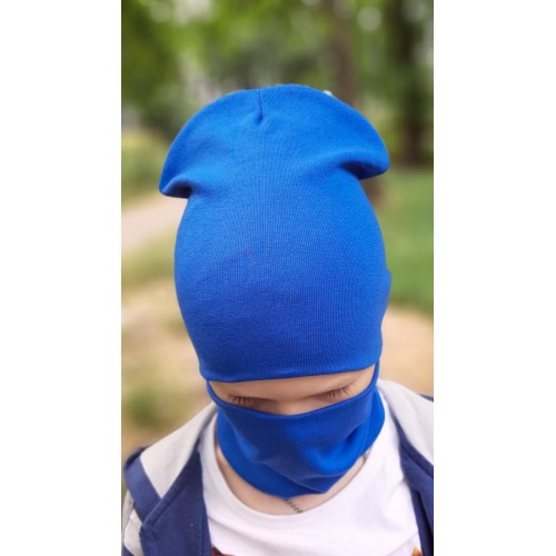 Дитяча шапка з хомутом КАНТА розмір 48-52 Синій (OC-249) в інтернет супермаркеті PbayMarket!