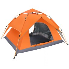 Намет автоматичний на 2-4 особи Lugi 200*230 см двошаровий помаранчевий (LU015O)