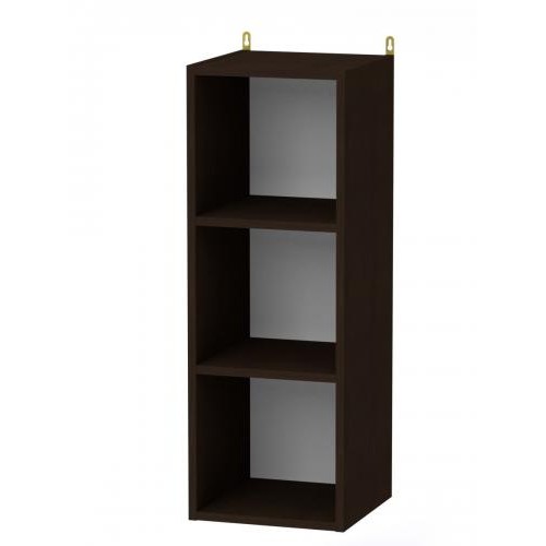 Полиця навісна Компанит П 32 30х30х84 см Венге темний Полиця навісна Компанит П 32 30х30х84 см Венге темний