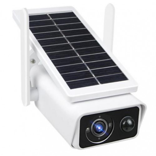 IP камера відеоспостереження RIAS X1 (iCSee APP) Wi-Fi 2MP вулична із сонячною панеллю White (3_02397) IP камера відеоспостереження RIAS X1 (iCSee APP) Wi-Fi 2MP вулична із сонячною панеллю White (3_02397)