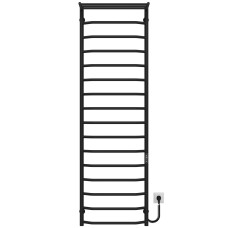Рушникосушарка електрична Трапеція з полицею П16 500х1700 Deffi Чорний JD03 (C.TP.170.50.16.E.B.R.1)